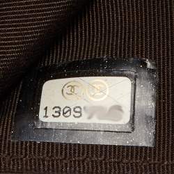 Chanel Grey Quilted Leather Flap Continental Wallet