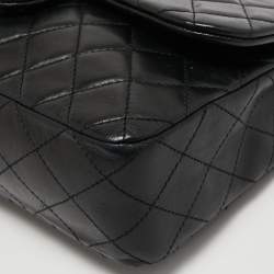 Chanel Black Quilted Leather Medium Westminster Pearl Single Flap Bag         