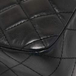 Chanel Black Quilted Leather Medium Westminster Pearl Single Flap Bag         