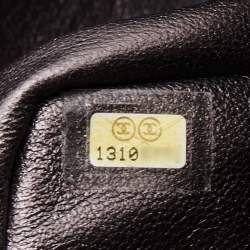 Pre Owned Chanel Dark Grey Quilted Leather Maxi Classic Flap Bag