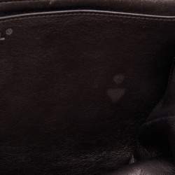 Pre Owned Chanel Dark Grey Quilted Leather Maxi Classic Flap Bag