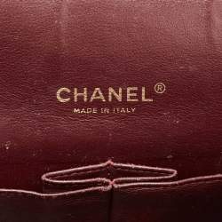 Pre Owned Chanel Black Quilted Caviar Leather Maxi Classic Double Flap Bag