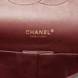 Pre Owned Chanel Black Leather Maxi Classic Double Flap Shoulder Bag