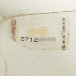 Pre Owned Chanel White/Multiicolor Quilted Tweed New Mini Classic Flap Bag