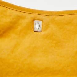 Pre Owned Chanel Mustard Quilted Nubuck Leather Natural Beauty Flap Bag