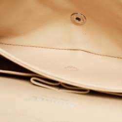 Pre Owned Chanel Beige Quilted Caviar Leather Jumbo Classic Double Flap Bag