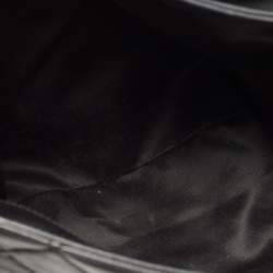 Pre Owned Chanel Black Quilted Lambskin Leather Maxi 3 Accordion Flap Bag