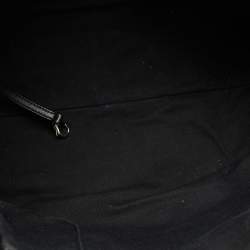 Pre Owned Chanel Black/Grey Canvas CC Camellia Print Tote