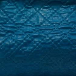 Pre Owned Chanel Teal Blue Quilted Leather Just Mademoiselle Bowler Bag