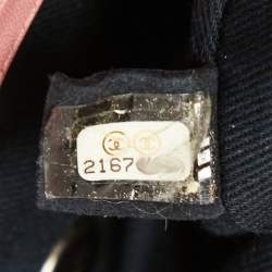 Pre Owned Chanel Pink Microquilted Leather Mini CC Flap Bag