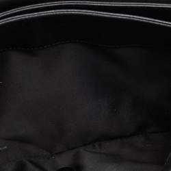Pre Owned Chanel Black Patent Leather Paris Shanghai Camellia Flap Bag