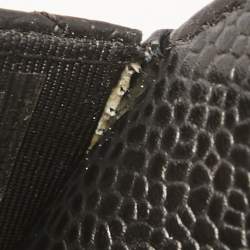 Chanel Black Quilted Caviar Leather Classic Wallet on Chain