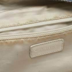 Pre Owned Chanel Blue Quilted Leather CC Front Pocket Bag