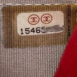 Chanel Red Caviar Leather CC Timeless Wallet on Chain