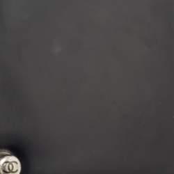 Pre Owned Chanel Black Glossy Leather New Medium Boy Bag