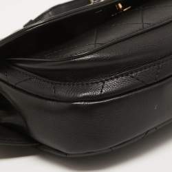 Pre Owned Chanel Black Quilted Leather CC Waist Bag
