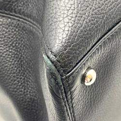 Pre Owned Chanel Black Caviar Leather Executive Tote Bag