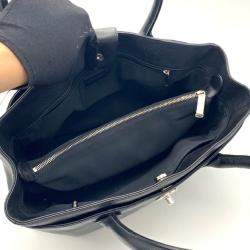Pre Owned Chanel Black Caviar Leather Executive Tote Bag