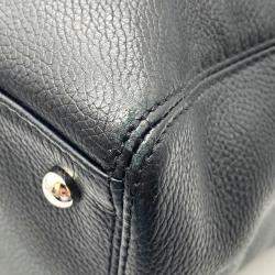 Pre Owned Chanel Black Caviar Leather Executive Tote Bag