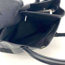 Pre Owned Chanel Black Caviar Leather Executive Tote Bag