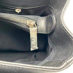 Pre Owned Chanel Black Caviar Leather Executive Tote Bag