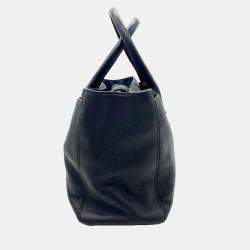 Pre Owned Chanel Black Caviar Leather Executive Tote Bag