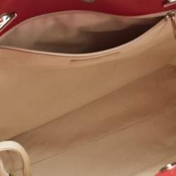 Pre Owned Chanel Red Quilted Leather In-The-Business North South Tote