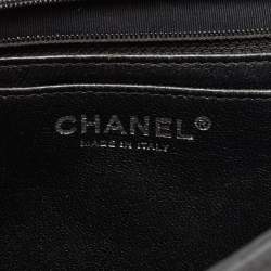 Chanel Black Quilted Caviar Leather Jumbo Classic Single Flap Bag