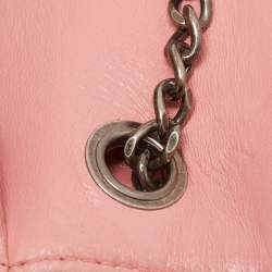 Pre Owned Chanel Pink Plexiglass and Leather Boy Brick Flap Bag