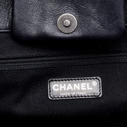 Pre Owned Chanel Black Quilted Leather Sloane Square Tote