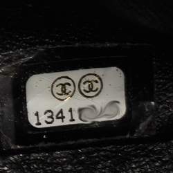 Pre Owned Chanel Black Quilted Caviar Leather Maxi Classic Single Flap Bag