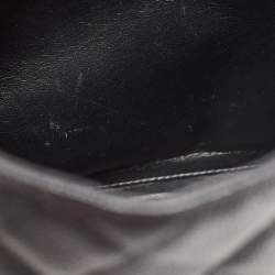 Pre Owned Chanel Black Quilted Caviar Leather Maxi Classic Single Flap Bag