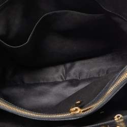 Pre Owned Chanel Black Quilted Caviar Leather GST Shopper Tote