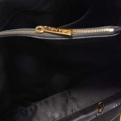 Pre Owned Chanel Black Quilted Caviar Leather GST Shopper Tote