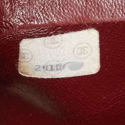 Pre Owned Chanel Black Quilted Lambskin Leather Square Classic Flap Bag