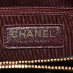 Pre Owned Chanel Black Quilted Leather CC Chain Tote