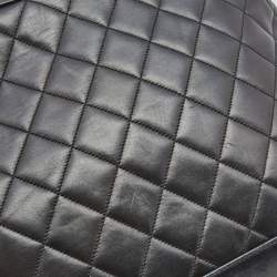 Pre Owned Chanel Black Quilted Lambskin Leather Duma Backpack