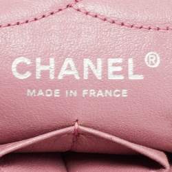 Pre Owned Chanel Multicolor Tweed Jumbo Double Flap Shoulder Bag 