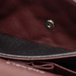 Pre Owned Chanel Black Quilted Caviar Leather Jumbo Classic Double Flap Bag