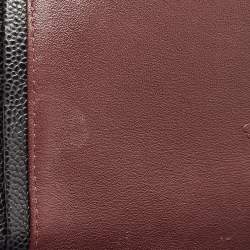 Pre Owned Chanel Black Quilted Caviar Leather Jumbo Classic Double Flap Bag