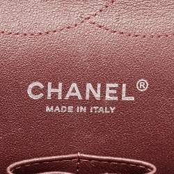 Pre Owned Chanel Black Quilted Caviar Leather Jumbo Classic Double Flap Bag