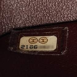 Pre Owned Chanel Black Quilted Caviar Leather Jumbo Classic Double Flap Bag