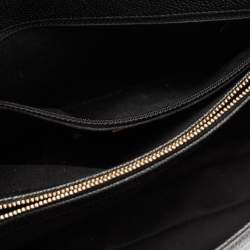 Pre Owned Chanel Black Caviar Leather Medium Chic Affinity Flap Shoulder Bag