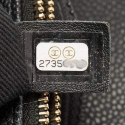 Pre Owned Chanel Black Caviar Leather Medium Chic Affinity Flap Shoulder Bag