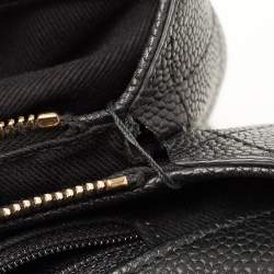 Pre Owned Chanel Black Caviar Leather Medium Chic Affinity Flap Shoulder Bag