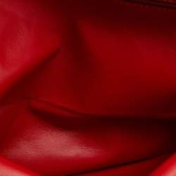 Pre Owned Chanel Red Lipstick Quilted Leather Reissue 2.55 Classic 226 Flap Bag
