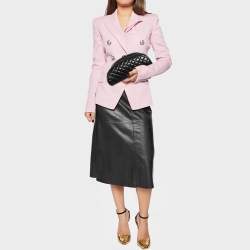Pre Owned Chanel Black Quilted Leather Timeless Clutch