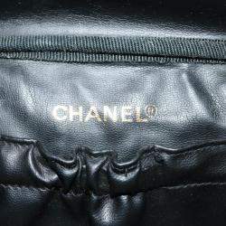 Pre Owned Chanel Black Leather CC Vanity Case