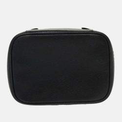 Pre Owned Chanel Black Leather CC Vanity Case