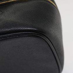 Pre Owned Chanel Black Leather CC Vanity Case